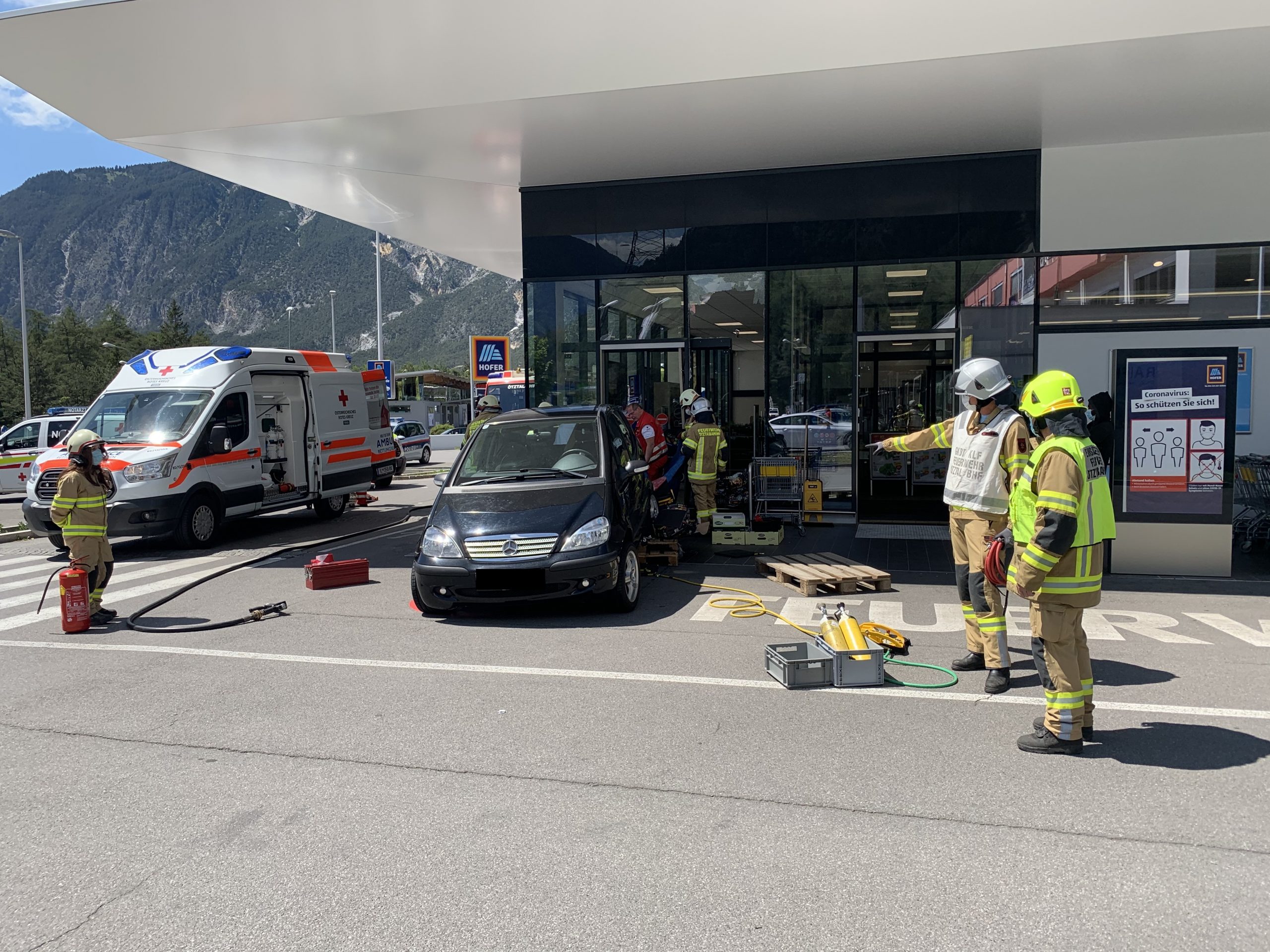 Verkehrsunfall auf der Ötztaler Höhe