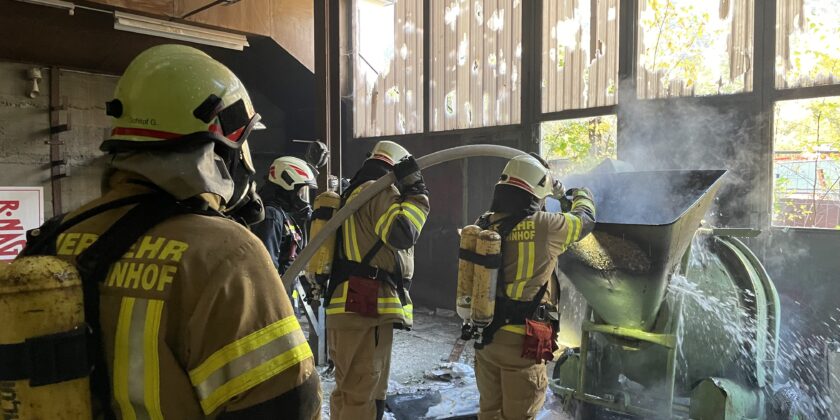 Brand Betonmischwerk Ötztal Bahnhof