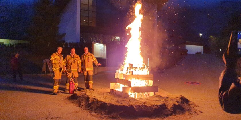 Bereitstellung Osterfeuer 2022