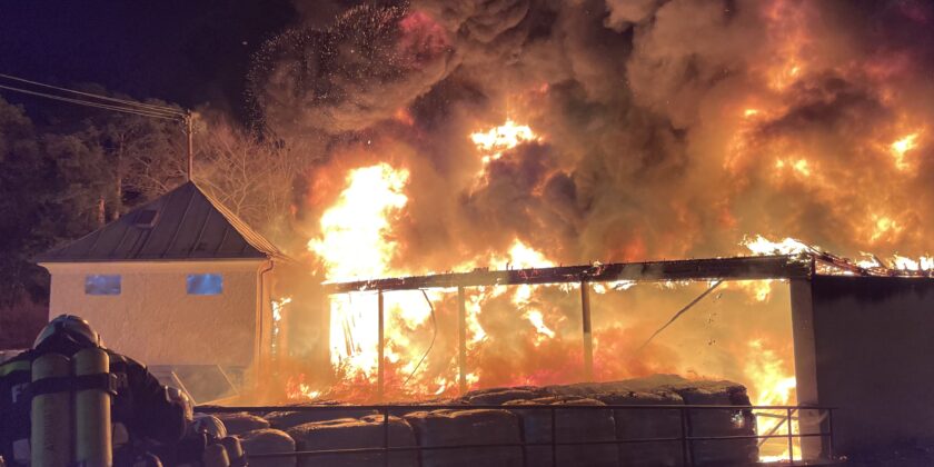 Großbrand Lagerhalle