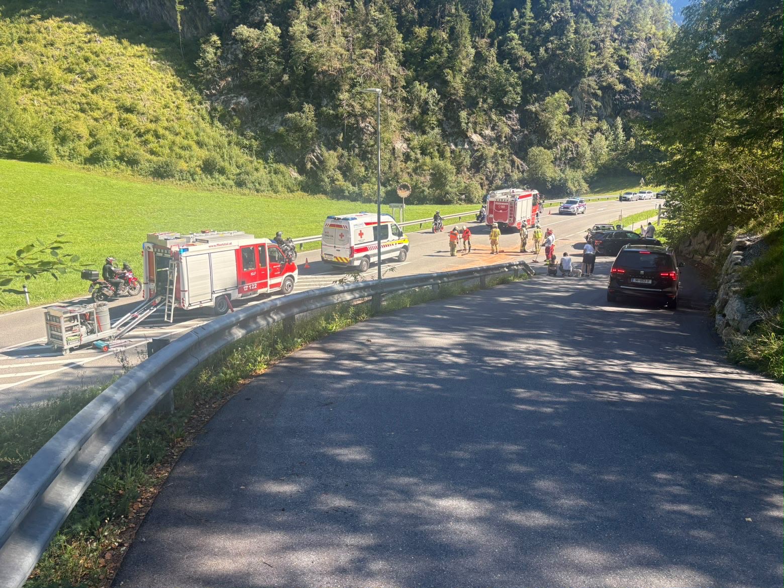 Verkehrsunfall B186 Neu-Ambach
