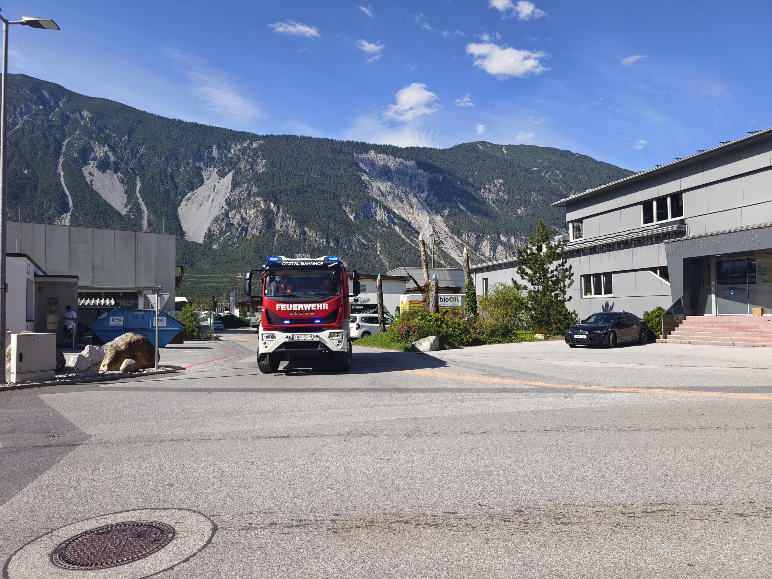 Ölspur Industriegebiet Ötztal-Bahnhof